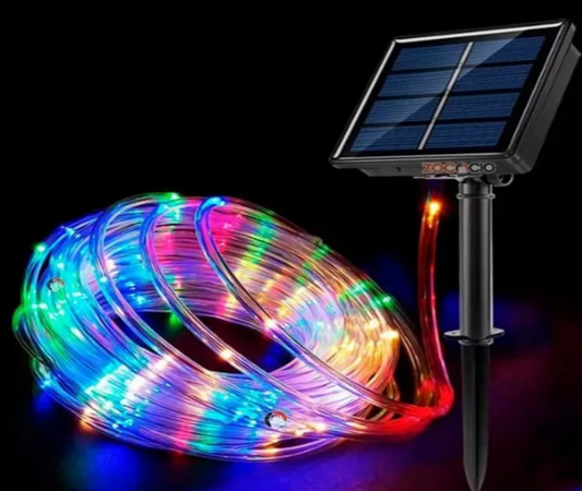 Manguera Solar Luces De Navidad 20m