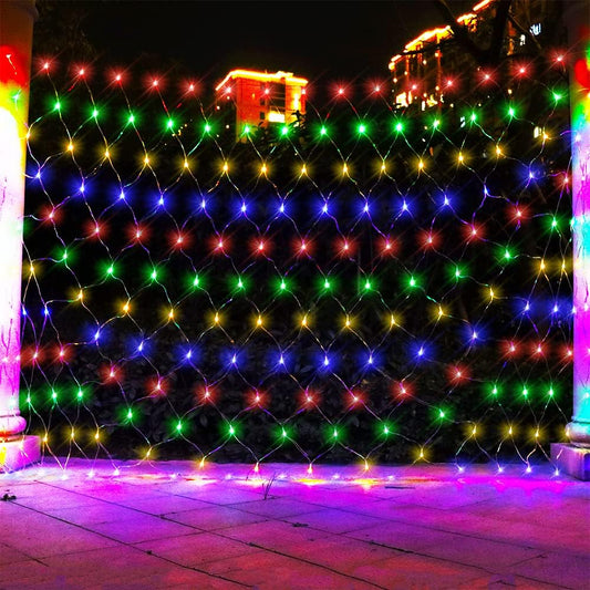 Luces De Navidad Malla Led 3m X 45 Cm