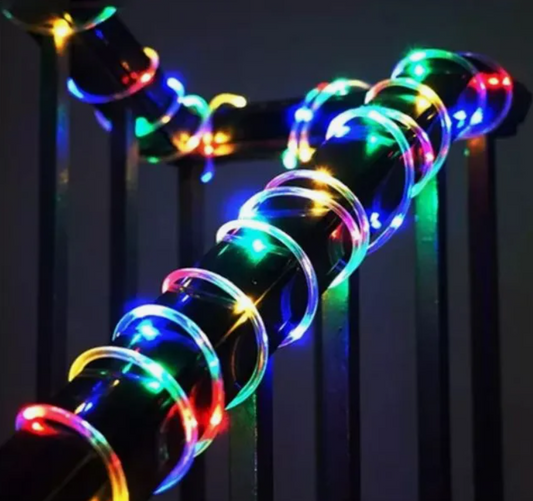 Manguera Solar Luces De Navidad 20m